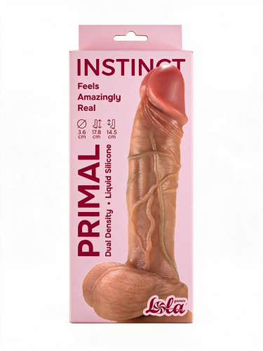Реалистичный дилдо Primal Instinct, 17.8&nbsp;см