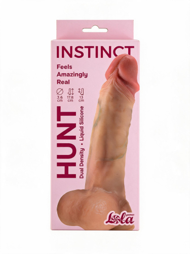 Реалистичный дилдо Hunt Instinct, 17.8&nbsp;см