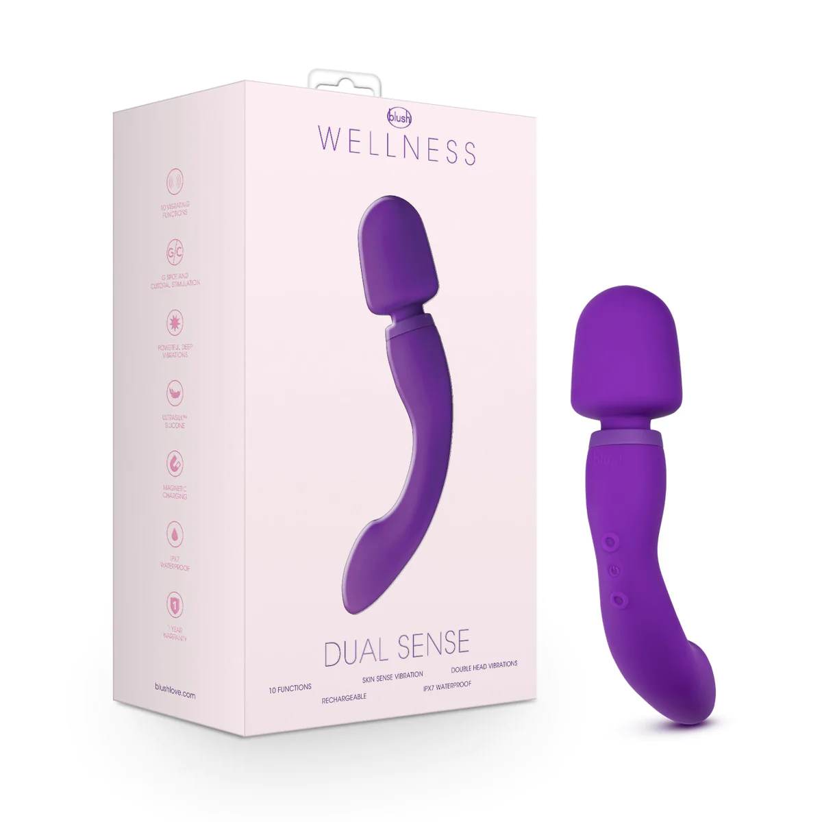 Двухсторонний вибромассажер для клитора Wellness Dual Sense Vibrator –  купить по цене 14 908 ₽ в shpi-vi.ru