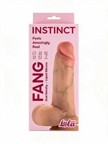 Реалистичный дилдо Fang Instinct, 15.3&nbsp;см