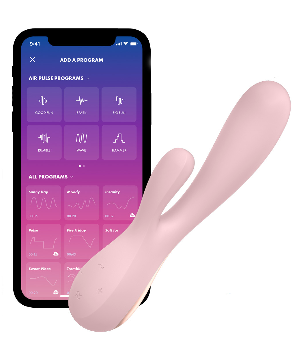 Вибратор-кролик с ДУ Satisfyer Mono Flex, розовый – купить по цене 6 137 ₽  в shpi-vi.ru