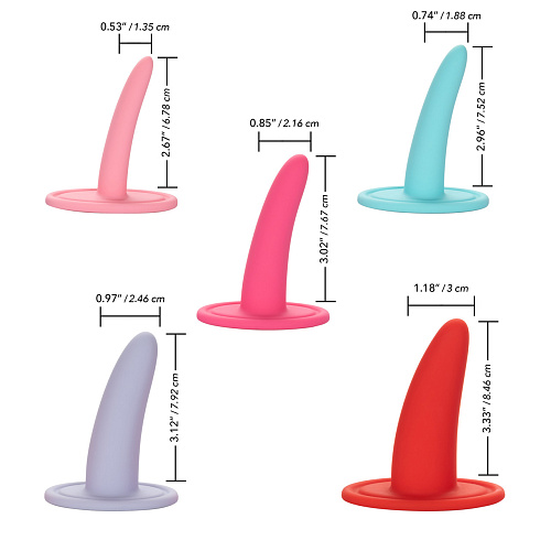 Большой набор вагинальных расширителей CalExotics She-ology