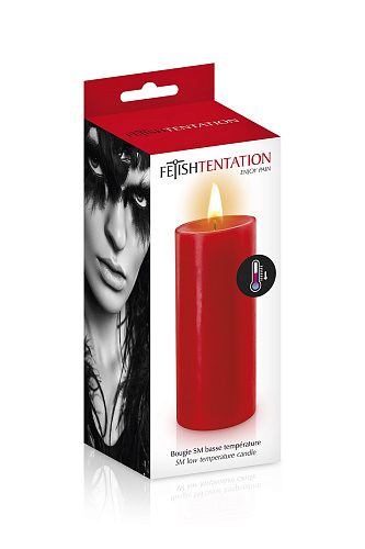 БДСМ-свеча Fetish Tentation, красная