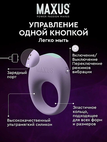 Эрекционное виброкольцо Maxus Kink Wink