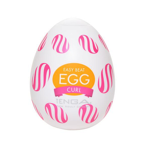 Мини-мастурбатор яйцо Tenga Egg Wonder Curl