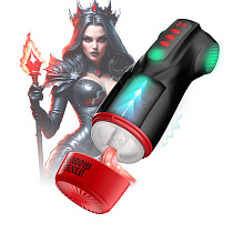 Интерактивный мастурбатор Shadow Sinner Raven вибрация, вакуум и подсветка