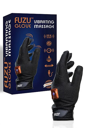 Виброперчатка для массажа Vibrating Massage Glove, левая