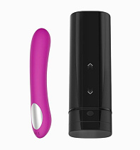 Интерактивный набор для секса на расстоянии: мастурбатор Titan и вибратор Pearl2 (Kiiroo), фиолетовый