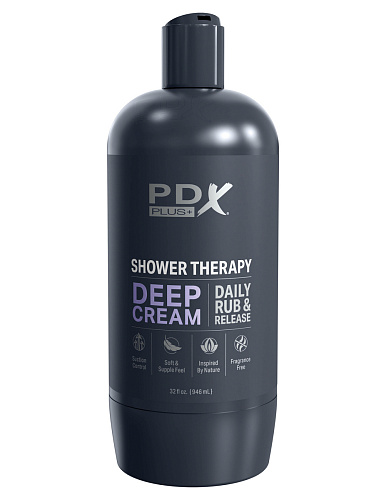 Прозрачный PDX Plus Shower Therapy Deep Cream Frosted