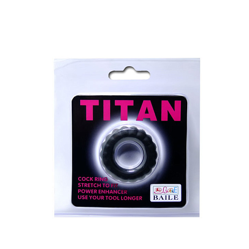 Эрекционное кольцо Titan с крупными ребрышками