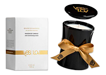 Массажная свеча YESforLOV Bewitching, теплый цветочный аромат, 120 мл