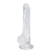 Прозрачный реалистик Adrien Lastic Lusty Jelly Dildo, 18 см