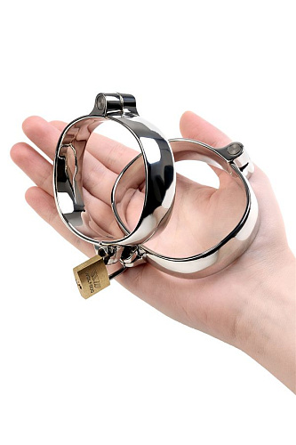 Металлические наручники Toyfa Metal, 6.5×8 см