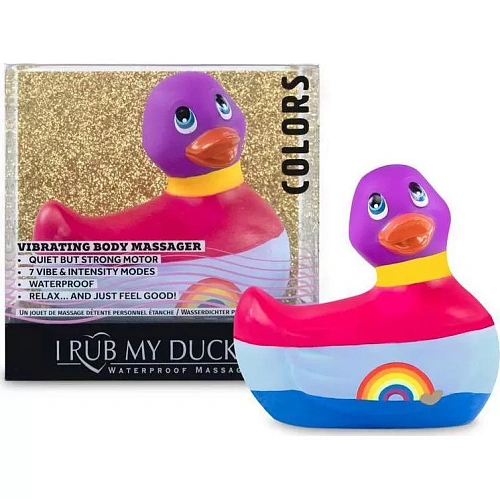 Вибратор-уточка для клитора I Rub My Duckie 2.0, разноцветный