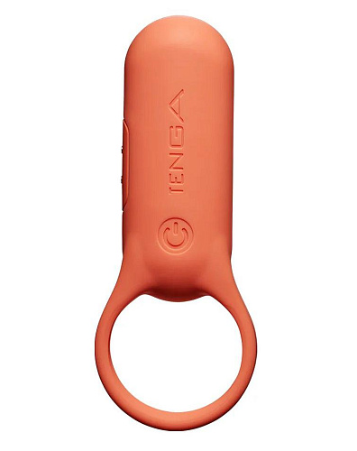 Эрекционное виброкольцо Tenga paiRING+ с&nbsp;усиленной вибрацией, коралл