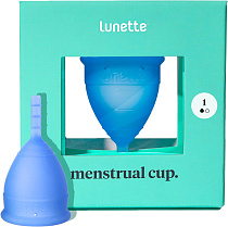 Менструальная чаша Lunette, синяя