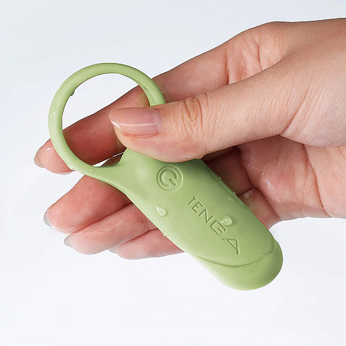 Эрекционное виброкольцо Tenga paiRING+ с&nbsp;усиленной вибрацией, лайм