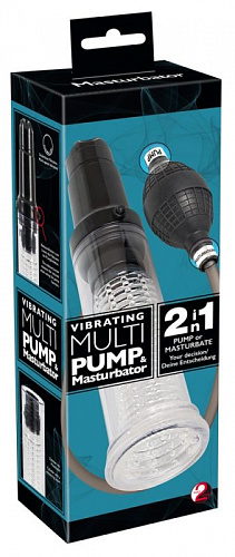 Вакуумная вибропомпа You2Toys Vibrating Multi Pump & Masturbator