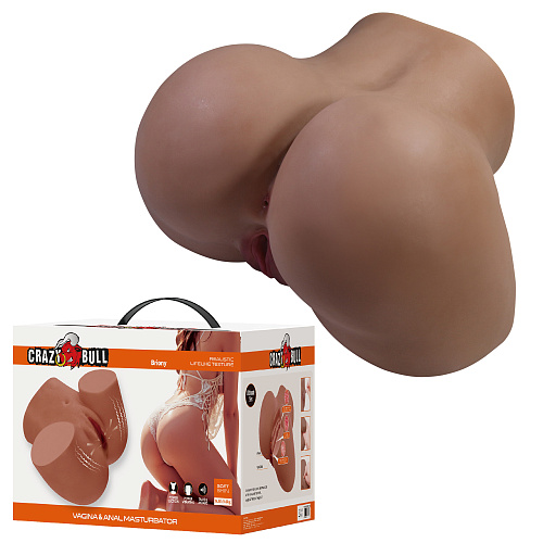 Мастурбатор-полуторс с&nbsp;вибрацией, всасыванием и&nbsp;звуковым сопровождением Briony