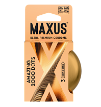 Презервативы с точками Maxus Amazing Dots, 3 шт