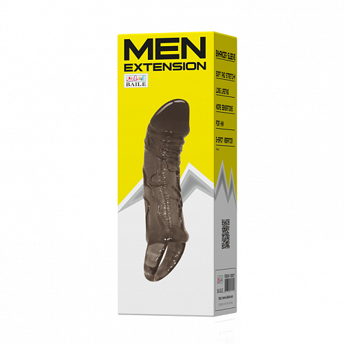 Рельефная насадка на пенис Baile Men Extension