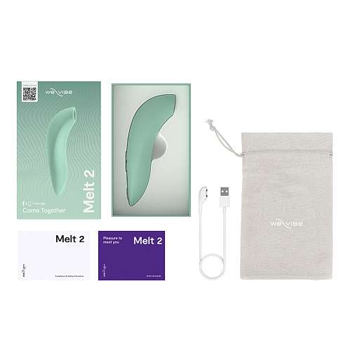 Стимулятор с ДУ We-Vibe Melt 2, цвет шалфея