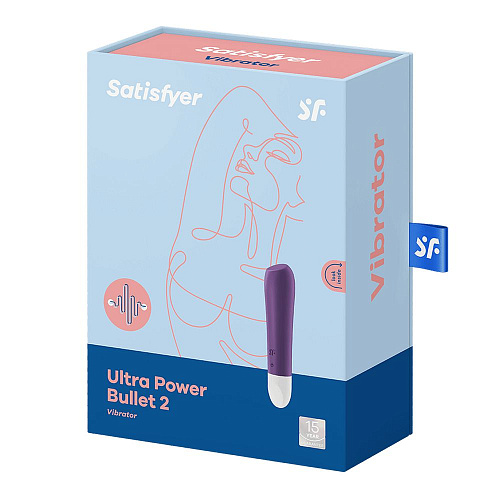 Вибропуля для клитора Satisfyer Ultra Power Bullet 2, фиолетовая