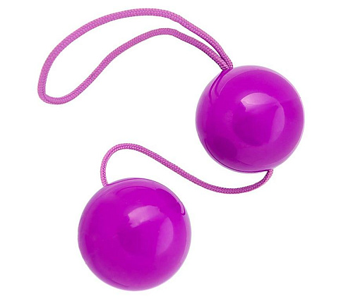 Вагинальные шарики Toyfa Basic, фиолетовые