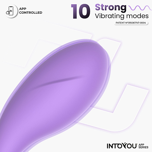 Интерактивное виброяйцо с ДУ IntoYou Bulby, сиреневое