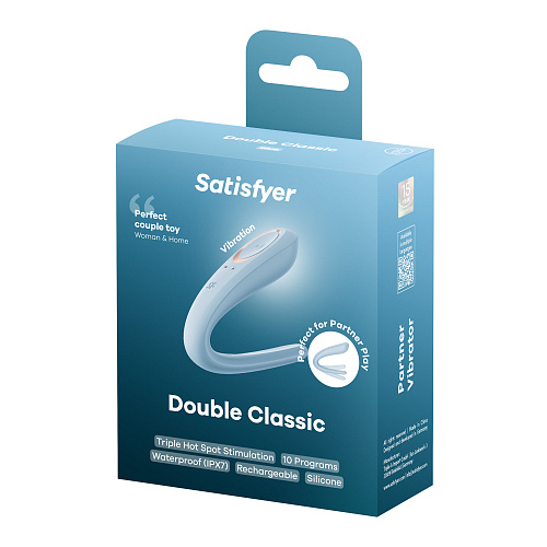 Вибромассажер для пар Satisfyer Double Classic