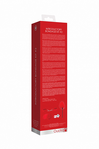 БДСМ-набор Introductory Bondage Kit №2, красный