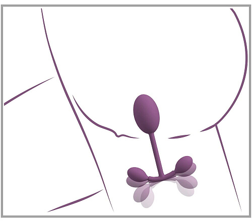 Вагинальный шарик со смещенным центром тяжести Vaginal Trainer