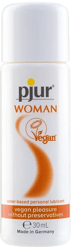 Водный вагинальный лубрикант Pjur Woman Vegan, 30 мл