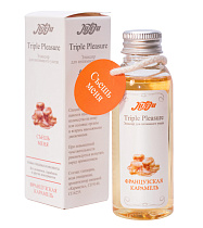 Разогревающее масло для орального секса JuLeJu Triple Pleasure Французская карамель, 65 г