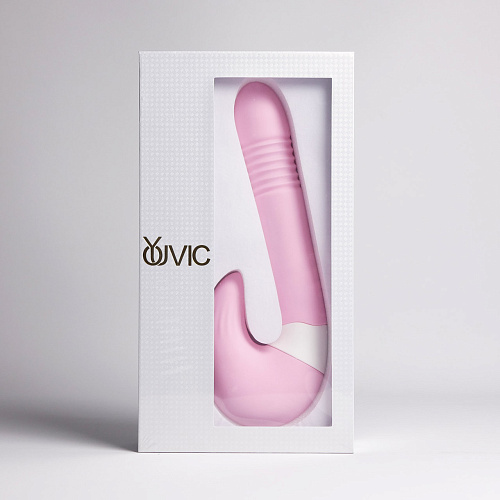 Вибростимулятор зоны G 2-в-1 с ДУ Youvic, розовый