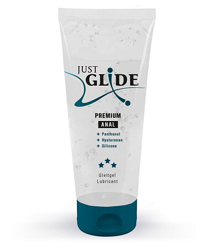 Водно-силиконовый анальный лубрикант Just Glide Premium Anal, 200&nbsp;мл
