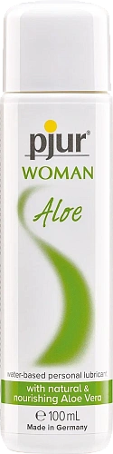 Водный увлажняющий вагинальный лубрикант с алоэ Pjur Woman Aloe, 100 мл