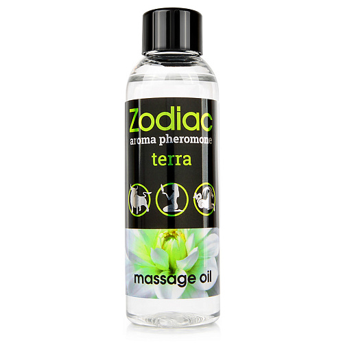 Массажное масло с феромонами Zodiac Terra, 75 мл