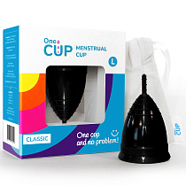 Менструальная чаша OneCUP Classic размер L, черная