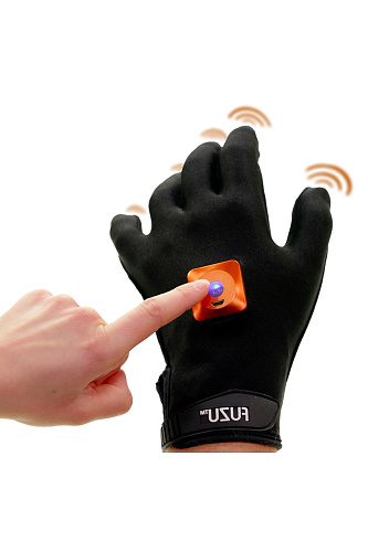 Виброперчатка для массажа Vibrating Massage Glove, левая