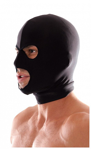 Маска-шлем с отверстиями для глаз и рта Fetish Fantasy Series Spandex 3-Hole Hood