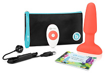 Вибровтулка с риммингом b-Vibe Rimming, оранжевая