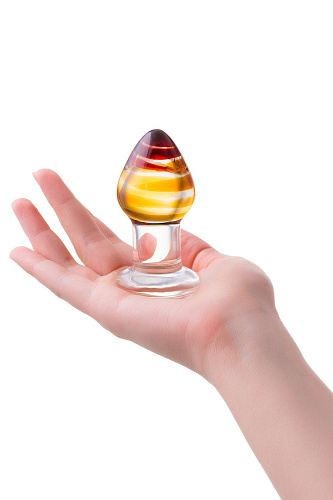 Стеклянная анальная пробка