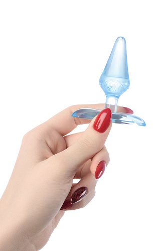 Анальная пробочка Basic, голубая