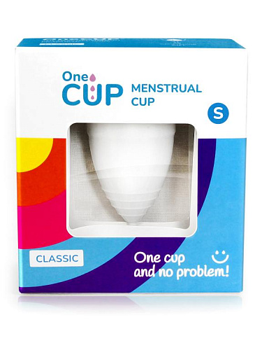 Менструальная чаша OneCUP Classic размер S, белая