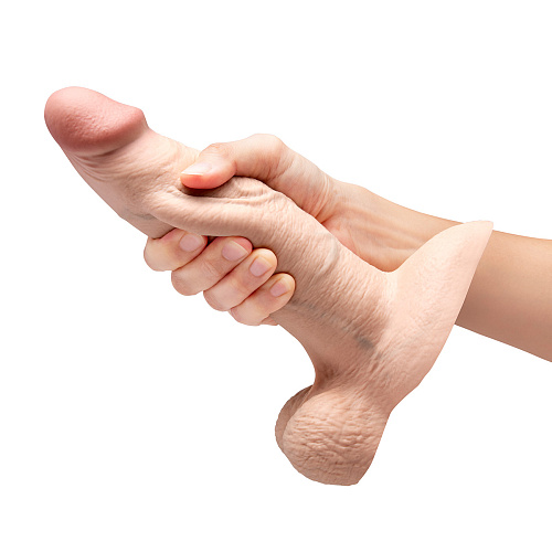 Фаллоимитатор b-Vibe Slipskin Girthy, 20 см