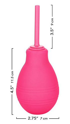 Анальный душ CalExotics Cheeky One-Way Flow, розовый