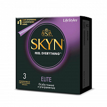Тонкие презервативы из синтетического латекса Skyn Elite (3 шт) - очень бархатистые