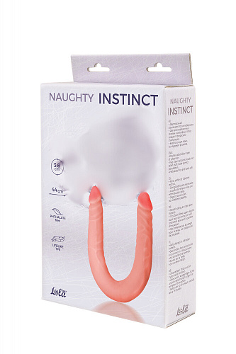 Двусторонний фаллоимитатор Naughty, 44 см