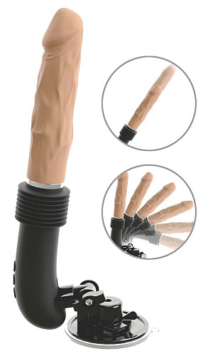 Секс-машина с&nbsp;пультом и&nbsp;реалистичной насадкой Fucking Machine